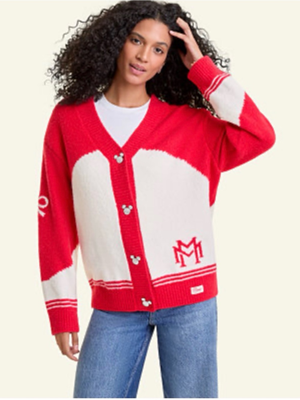 NEW Women's Minnie Mouse Cardigan Embellished with Crystals by Swarovski® XXL